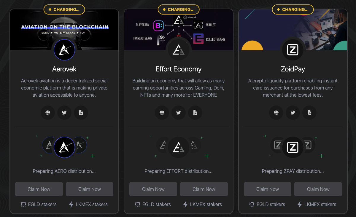 первые 3 проекта в metabonding